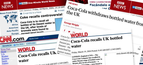 Dasani Scandal In the News