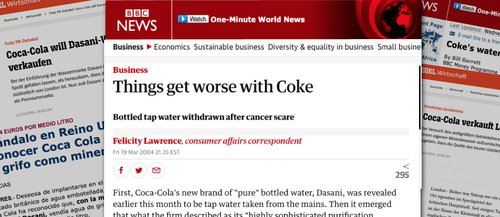 Dasani Worsening Scandal